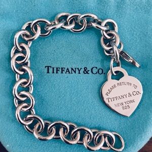 Return to Tiffany Heart Tag Charm bracelet